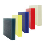 Apolan 3/8" x 2" x 144" Inches Molded Edge Single Duro Squeegee Blade
